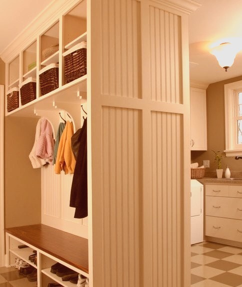 Combination Mudroom And Laundry Room